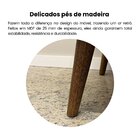 Rack Para Tv Até 75 Polegadas Com Led 2 Portas E Pés Em Madei