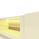 Rack Para Tv Até 75 Polegadas Com Led E Pés De Vidro 170cm Sp