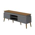 Rack Para Tv Até 75 Polegadas Com Led Lumina 2 Portas Carvalh