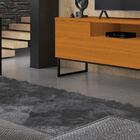 Rack Para Tv Até 75 Polegadas Com Pé De Ferro 2 Portas Aurora