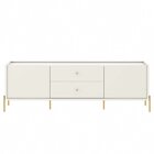 Rack Para Tv Até 75 Polegadas Com Pés Em Aço Carbono E Pintur