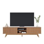 Rack Para Tv Até 75 Polegadas Com Ripado E 4 Portas Fortaleza