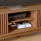 Rack Para Tv Até 75 Polegadas Com Ripado E 4 Portas Fortaleza