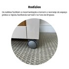 Rack Para Tv Até 75 Polegadas Com Ripado E Rodízios Ipanema C