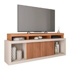 Rack Para Tv Até 75 Polegadas Frisos Decorativos Valença Frei