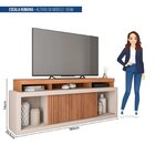 Rack Para Tv Até 75 Polegadas Frisos Decorativos Valença Frei
