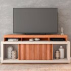 Rack Para Tv Até 75 Polegadas Frisos Decorativos Valença Frei
