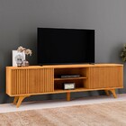 Rack Para Tv Até 75 Polegadas Gaia 2 Portas Naturalle - Mavau