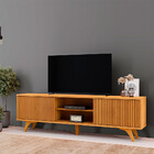 Rack Para Tv Até 75 Polegadas Gaia 2 Portas Naturalle - Mavau