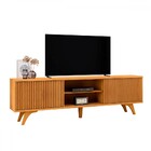 Rack Para Tv Até 75 Polegadas Gaia 2 Portas Naturalle - Mavau