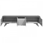 Rack Para Tv Até 75 Polegadas Grécia 4 Portas 1 Gaveta Off Wh