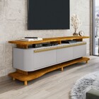 Rack Para Tv Até 75 Polegadas Guarapari 3 Portas Naturalle/of