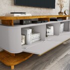 Rack Para Tv Até 75 Polegadas Guarapari 3 Portas Naturalle/of