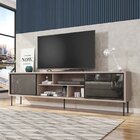 Rack Para Tv Até 75 Polegadas Industrial 220cm Em Bp Porta Re