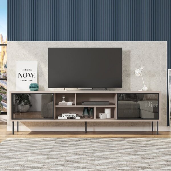 Rack Para Tv Até 75 Polegadas Industrial 220cm Em Bp Porta Re