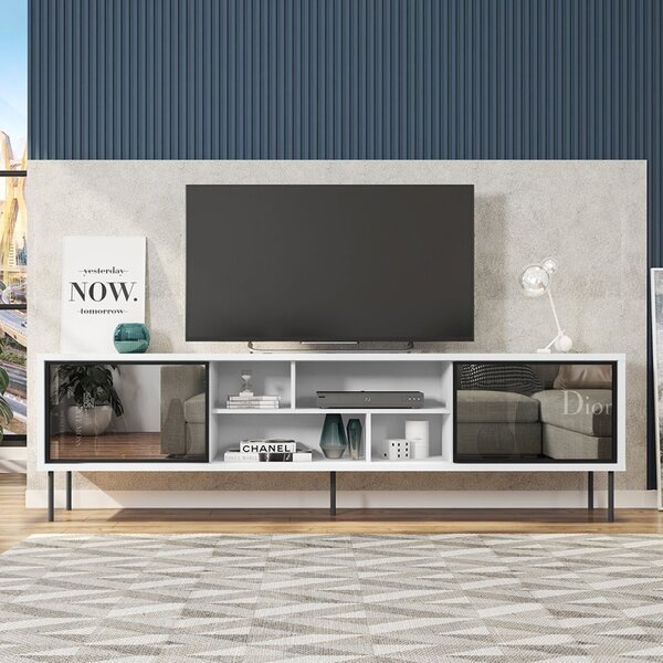 Rack Para Tv Até 75 Polegadas Industrial 220cm Em Bp Porta Re