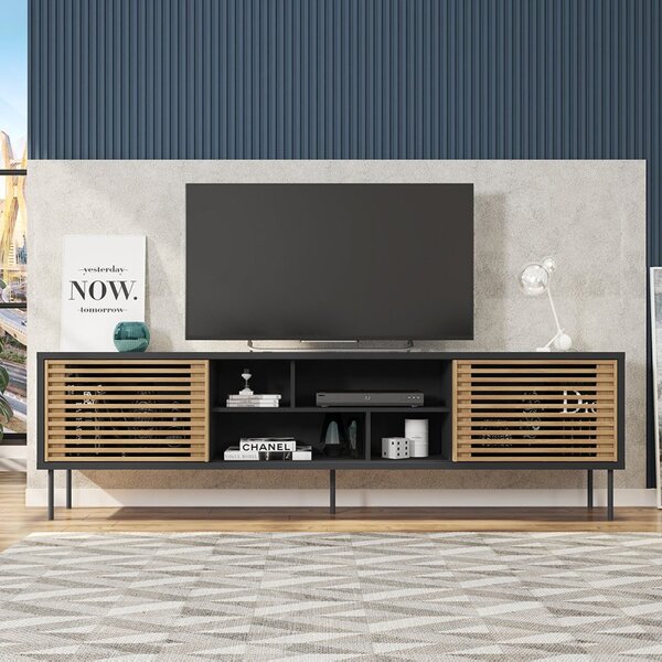 Rack Para Tv Até 75 Polegadas Industrial 220cm Em Bp Porta Ri