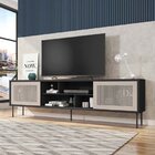 Rack Para Tv Até 75 Polegadas Industrial 220cm Em Bp Porta Te