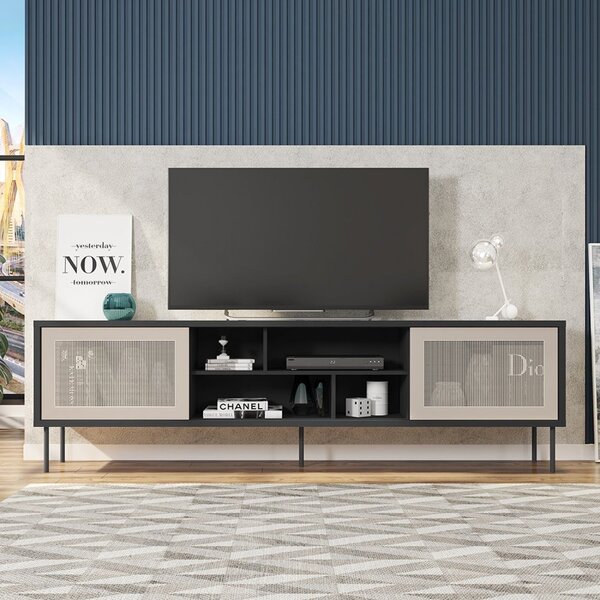 Rack Para Tv Até 75 Polegadas Industrial 220cm Em Bp Porta Te