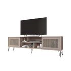 Rack Para Tv Até 75 Polegadas Industrial Retrô 220cm Em Bp Po