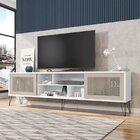 Rack Para Tv Até 75 Polegadas Industrial Retrô 220cm Em Bp Po