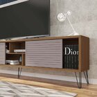 Rack Para Tv Até 75 Polegadas Industrial Retrô 220cm Em Bp Po