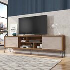 Rack Para Tv Até 75 Polegadas Industrial Retrô 220cm Em Bp Po