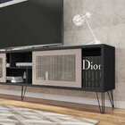 Rack Para Tv Até 75 Polegadas Industrial Retrô 220cm Em Bp Po