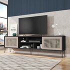 Rack Para Tv Até 75 Polegadas Industrial Retrô 220cm Em Bp Po