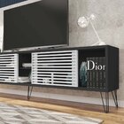 Rack Para Tv Até 75 Polegadas Industrial Retrô 220cm Em Bp Po