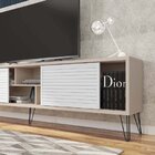 Rack Para Tv Até 75 Polegadas Industrial Retrô 220cm Em Bp Po