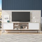 Rack Para Tv Até 75 Polegadas Industrial Retrô 220cm Em Bp Po