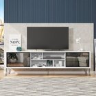 Rack Para Tv Até 75 Polegadas Industrial Retrô 220cm Em Bp Po