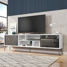 Rack Para Tv Até 75 Polegadas Industrial Retrô 220cm Em Bp Po