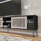 Rack Para Tv Até 75 Polegadas Industrial Retrô 220cm Em Bp Po