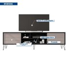 Rack Para Tv Até 75 Polegadas Industrial Retrô 220cm Em Bp Po