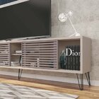 Rack Para Tv Até 75 Polegadas Industrial Retrô 220cm Em Bp Po