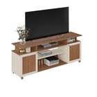 Rack Para Tv Até 75 Polegadas Ipanema 2 Portas Cinamomo/off W