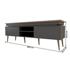 Rack Para Tv Até 75 Polegadas Lumen 2 Portas Com Led Carvalho