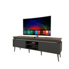 Rack Para Tv Até 75 Polegadas Lumen 2 Portas Com Led Carvalho