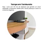 Rack Para Tv Até 75 Polegadas Orgânico Ripado Com Tampo Em Ta