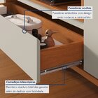 Rack Para Tv Até 75 Polegadas Pés Madeira Maciça Laqueado 180