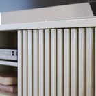 Rack Para Tv Até 75 Polegadas Pés Madeira Maciça Veneza Off W