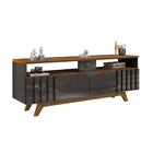 Rack Para Tv Até 75 Polegadas Sala De Estar Bancada Suíça - F