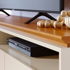 Rack Para Tv Até 75 Polegadas Selene 3 Gavetas Cinamomo/off W