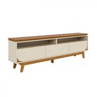 Rack Para Tv Até 75 Polegadas Selene 3 Gavetas Cinamomo/off W