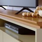 Rack Para Tv Até 75 Polegadas Selene 3 Gavetas Cumaru/opala -