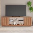 Rack Para Tv Até 75 Polegadas Simetria 2 Portas Ripadas Freij