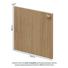 Rack Para Tv Até 75 Polegadas Suspenso Modular 4 Módulos 8 Po