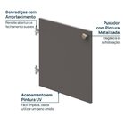 Rack Para Tv Até 75 Polegadas Suspenso Modular 4 Módulos 8 Po